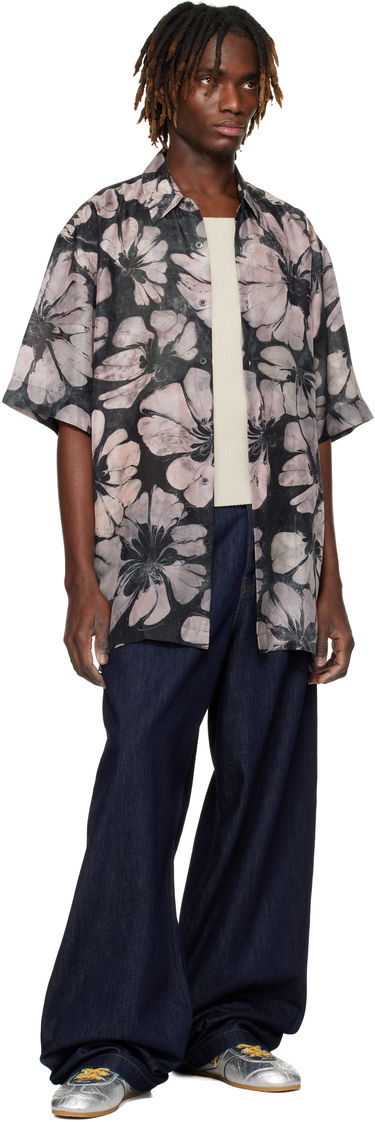 Jeans Dries Van Noten Dries Van Noten Pleated Jeans Blå | 251-020923-1552, 3