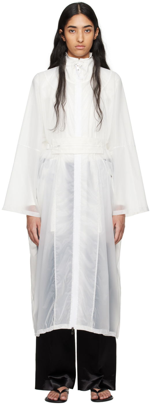 Frakker The Row White Silva Coat Hvid | 8153-W3079