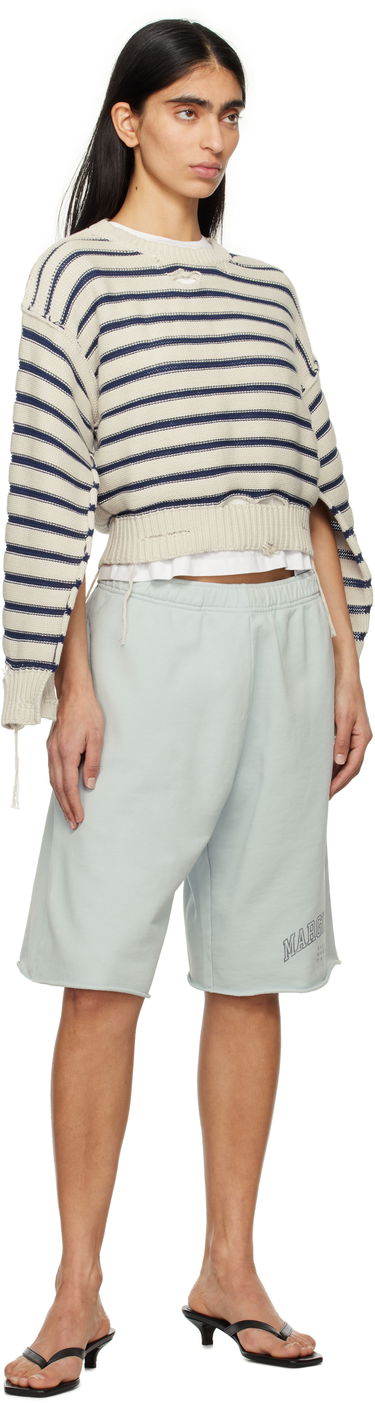 Shorts Maison Margiela MM6 Maison Margiela Varsity Sweatshorts Grøn | SH0MU0016 M25012, 3