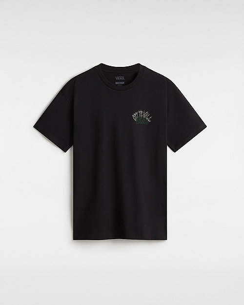 T-shirt Vans Vans Metal University T-Shirt, Size L Sort | VN000MCNBLK