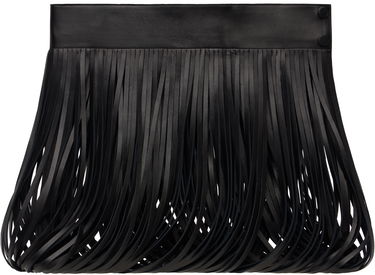Bælter Alaïa ALAÏA Fringed Leather Waist Belt Sort | AA9J05546C228, 0