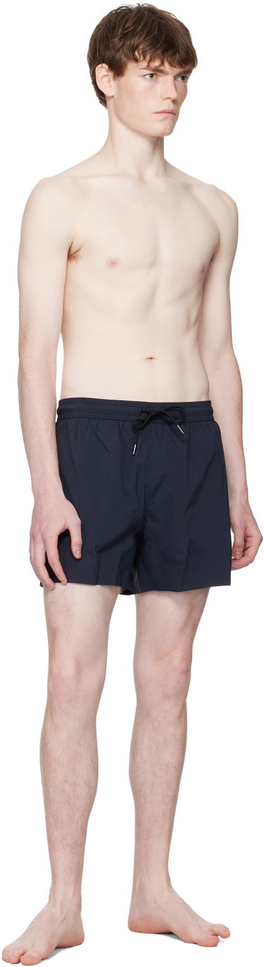 Shorts BOSS BECKHAM x BOSS Soft-Touch Swim Shorts Mørkeblå | 50549411, 4