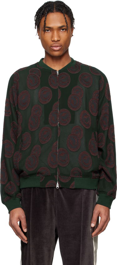Bomberjakke Needles NEEDLES BB Print Bomber Jacket Grøn | QV122, 0