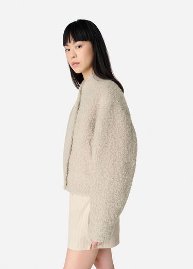 Bomberjakke AXEL ARIGATO Textured Cropped Jacket Beige | A3052001, 5