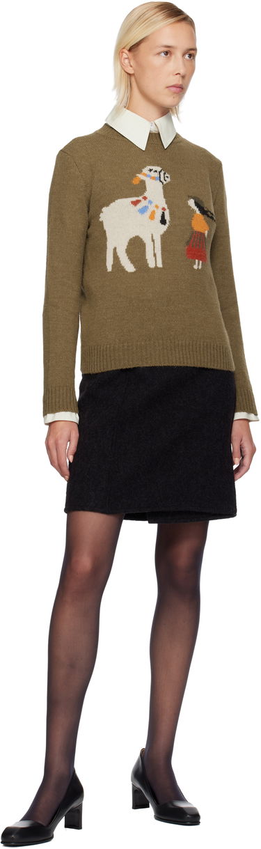 Sweater Max Mara Weekend Nitra Knit Graphic Sweater Grøn | 2525366292600, 3