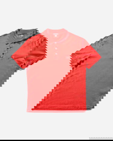 Polo skjorte C.P. Company Mercerized Jersey Polo Shirt Rød | 18CMPL091A-006374G 547, 1