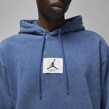 Sweatshirt Jordan Essential Washed Fleece Hoodie Blå | DR3087-493, 3
