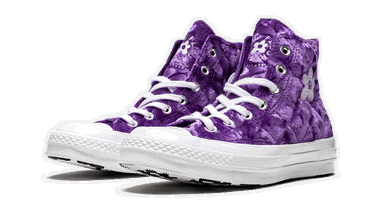 Sneakers og sko Converse Golf Le Fleur x Chuck 70 Hi "Quilted Velvet Tillandsia Purple" Lilla | 165600C, 3