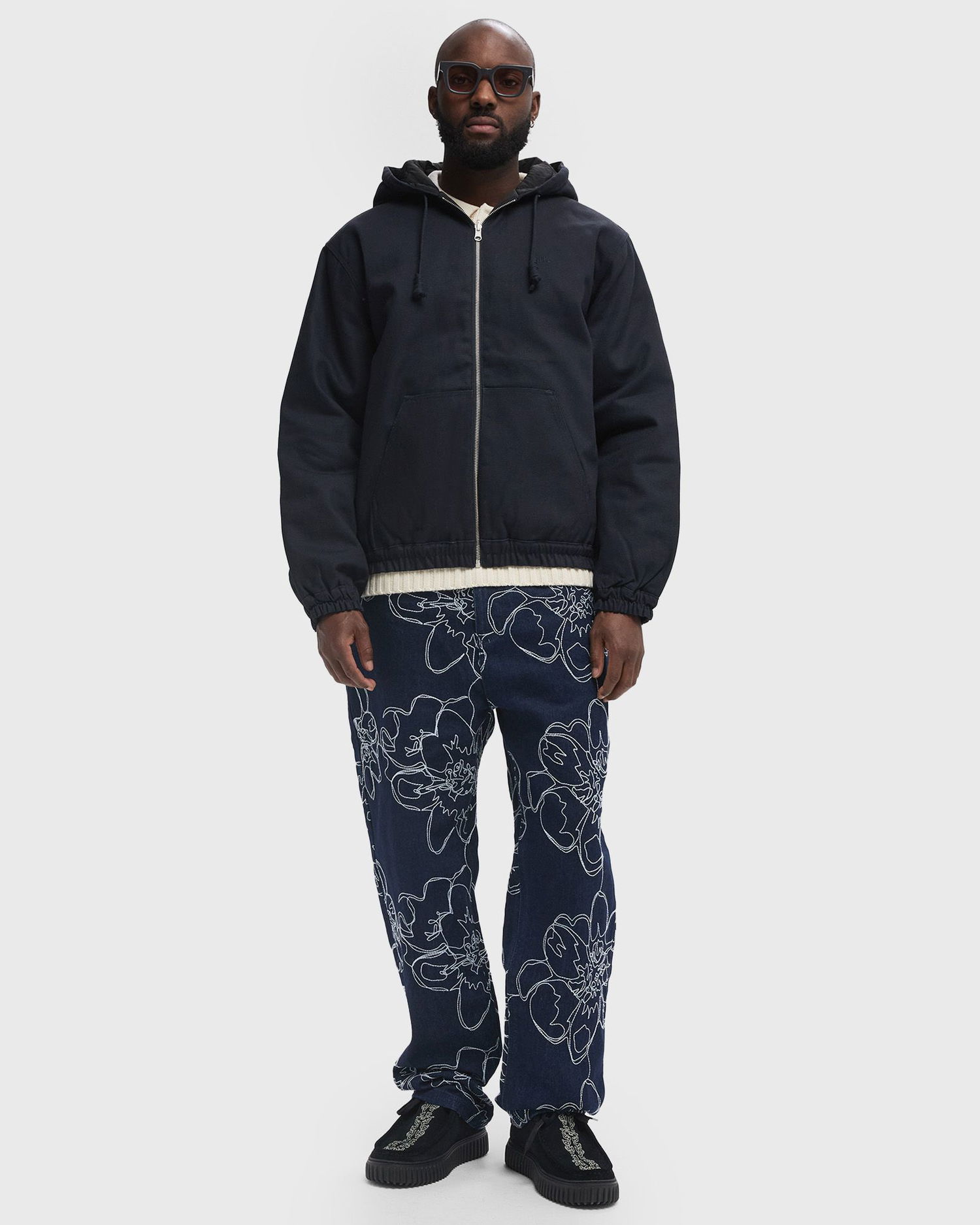Sweatshirt Arte Antwerp Reversed Bomber Jacket Mørkeblå | AW24-010J-NAVY, 1