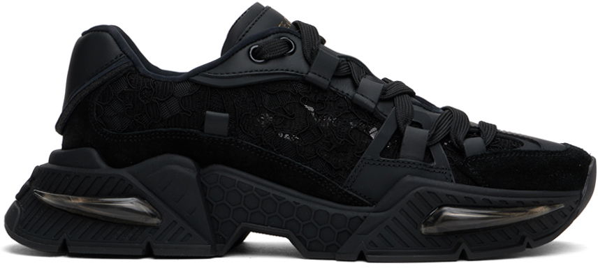 Sneakers og sko Dolce & Gabbana Airmaster Mixed-Material Sort | CK2283 A5195, 0
