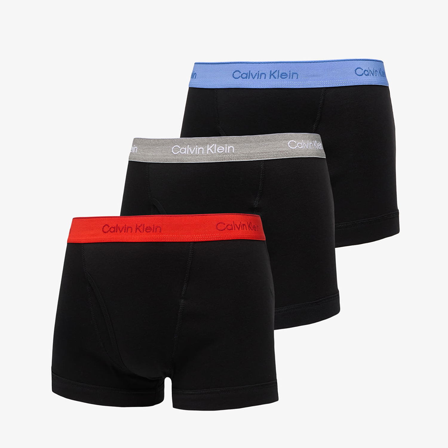 Boksere CALVIN KLEIN Calvin Klein Men's 3-Pack Trunk Underwear Sort | 000NB4002A VQJ, 0