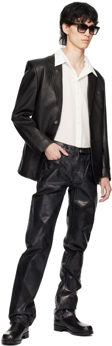 Jeans Helmut Lang Helmut Lang Foiled Jeans Sort | O01DM206, 3