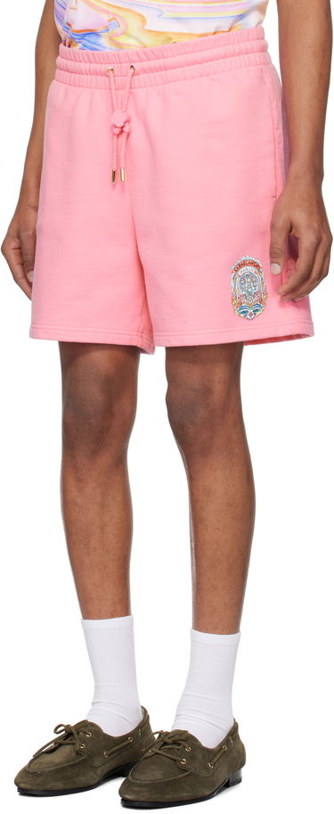 Shorts Casablanca Casablanca Casa Way Skate Sweatshorts Lyserød | MS25-JTR-003-01, 3
