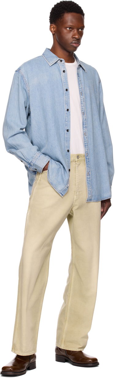 Skjorte rag & bone Rag & Bone Finch Denim Shirt Blå | MED25PA016FWSU, 3