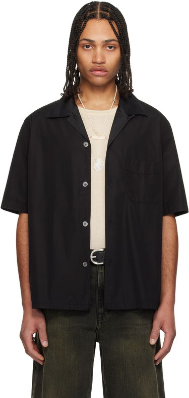 Skjorte OUR LEGACY Our Legacy Heusen Short Sleeve Shirt Sort | M2252HBE, 0