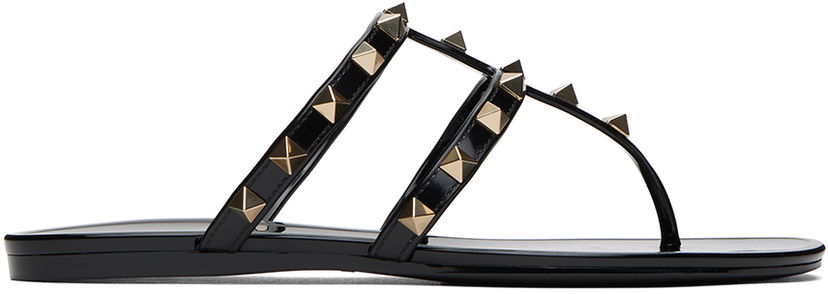 Sneakers og sko Valentino Garavani Rockstud Sandals Sort | 4W2S0T84PVS