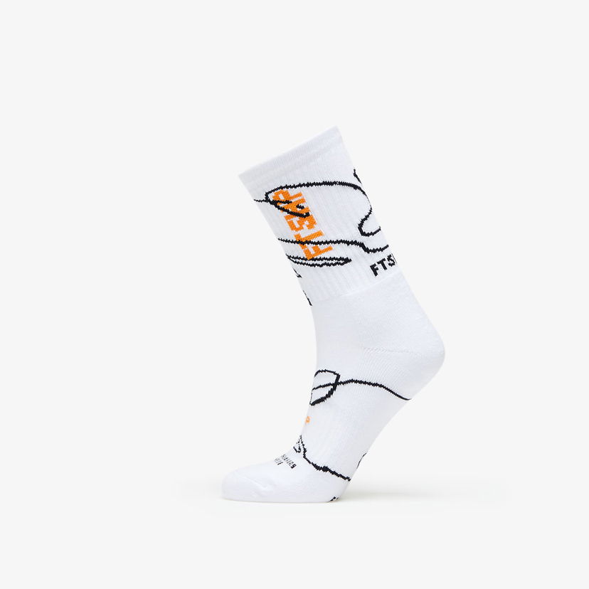 Sokker Footshop The Skateboard Socks Hvid | FTSHP_323