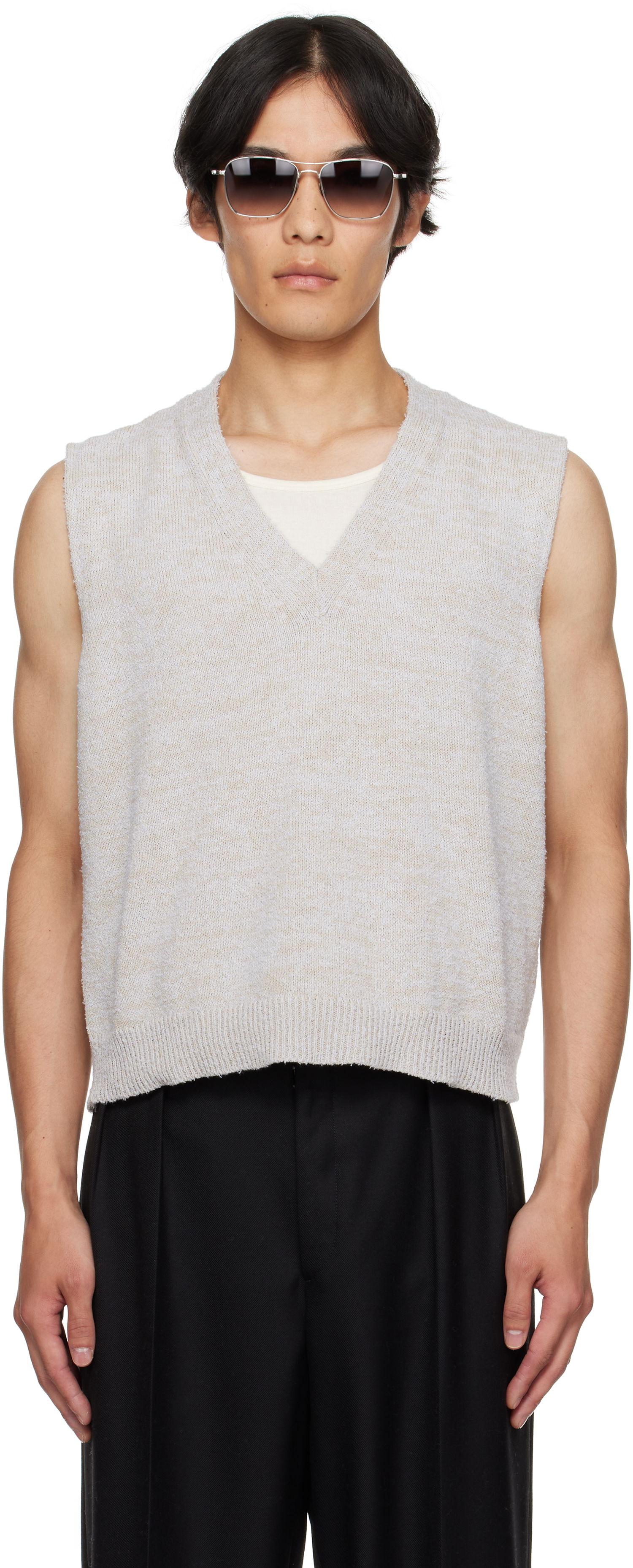 Vest Maison Margiela Maison Margiela Knit Vest Beige | S50FB0115 M13152, 0