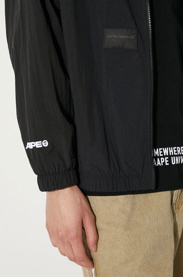 Vindjakke AAPE by A Bathing Ape AAPE Oversize Track Jacket AAPLJM7640XXM Sort | AAPLJM7640XXM, 6
