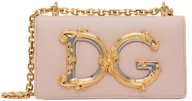 Skuldertaske Dolce & Gabbana Pink 'DG' Shoulder Bag Lyserød | BI1416 AW070, 0