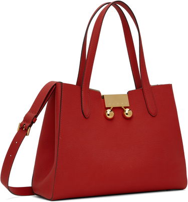 Håndtaske Marni Marni Leather Trunkaroo Small Tote Rød | BMMP0150U0 P8185, 1