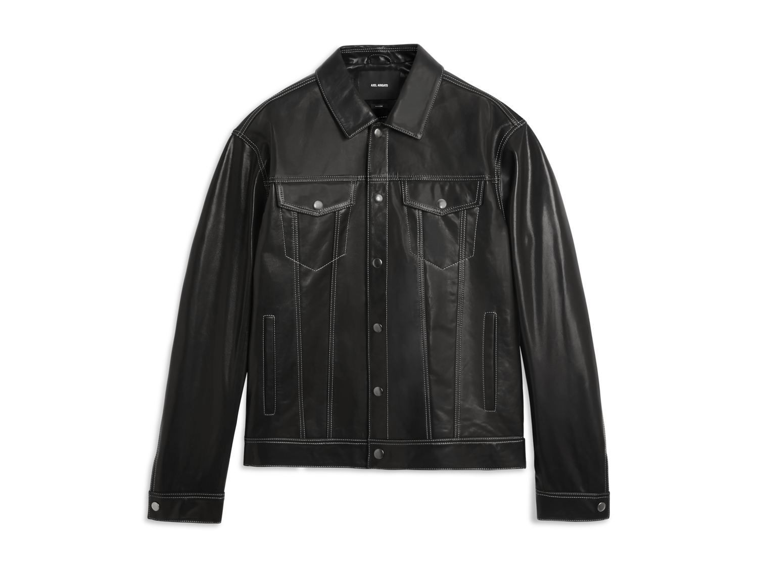 Jakke AXEL ARIGATO Kai Leather Jacket Sort | A2209001, 1