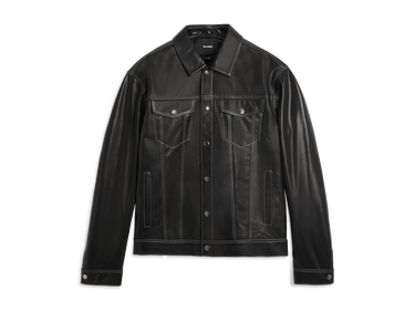 Jakke AXEL ARIGATO Kai Leather Jacket Sort | A2209001, 1