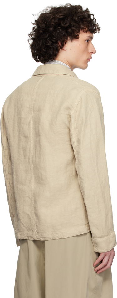 Frakker Stone Island Stone Island Diagonal Linen Overshirt Beige | K1S15 1200010 S00F8, 2