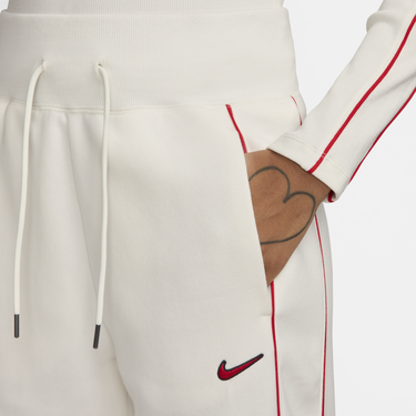 Joggingbukser Nike Sportswear Phoenix Fleece High-Waisted Open-Hem Tracksuit Bottoms Beige | FV4972-133, 3