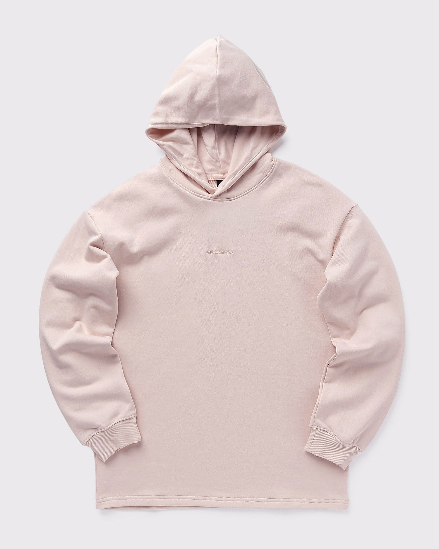 Sweatshirt New Balance Athletics Linear Hoodie Lyserød | WT33555-OUK, 0