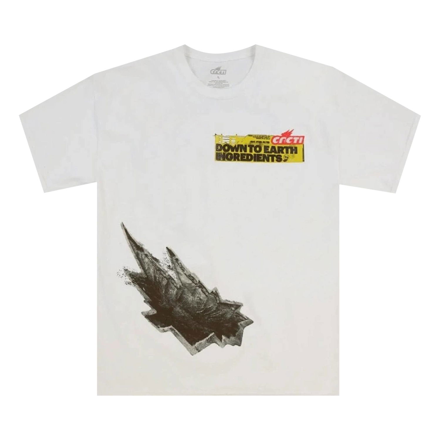 T-shirt Cactus Jack by Travis Scott Brace For Impact Tee Hvid | CACT SS13 WHIT, 1