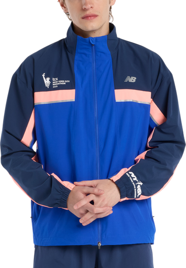 Vindjakke New Balance NYC Marathon 2025 Running Jacket Flerfarvet | mj53250m-bum, 0