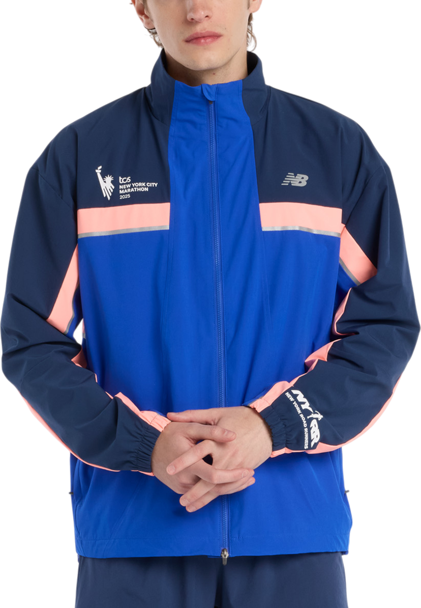 Vindjakke New Balance NYC Marathon 2025 Running Jacket Flerfarvet | mj53250m-bum