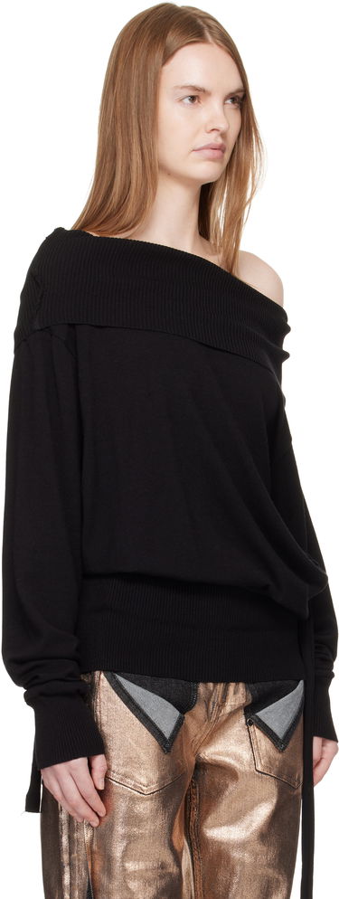 Sweater Ottolinger Ottolinger Upside Down Knit Sweater Sort | 107-104807-01, 1