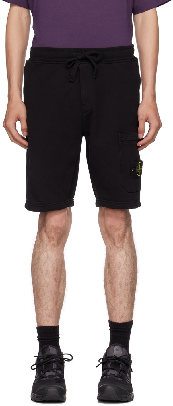 Shorts Stone Island Patch Shorts Sort | 791564651, 0