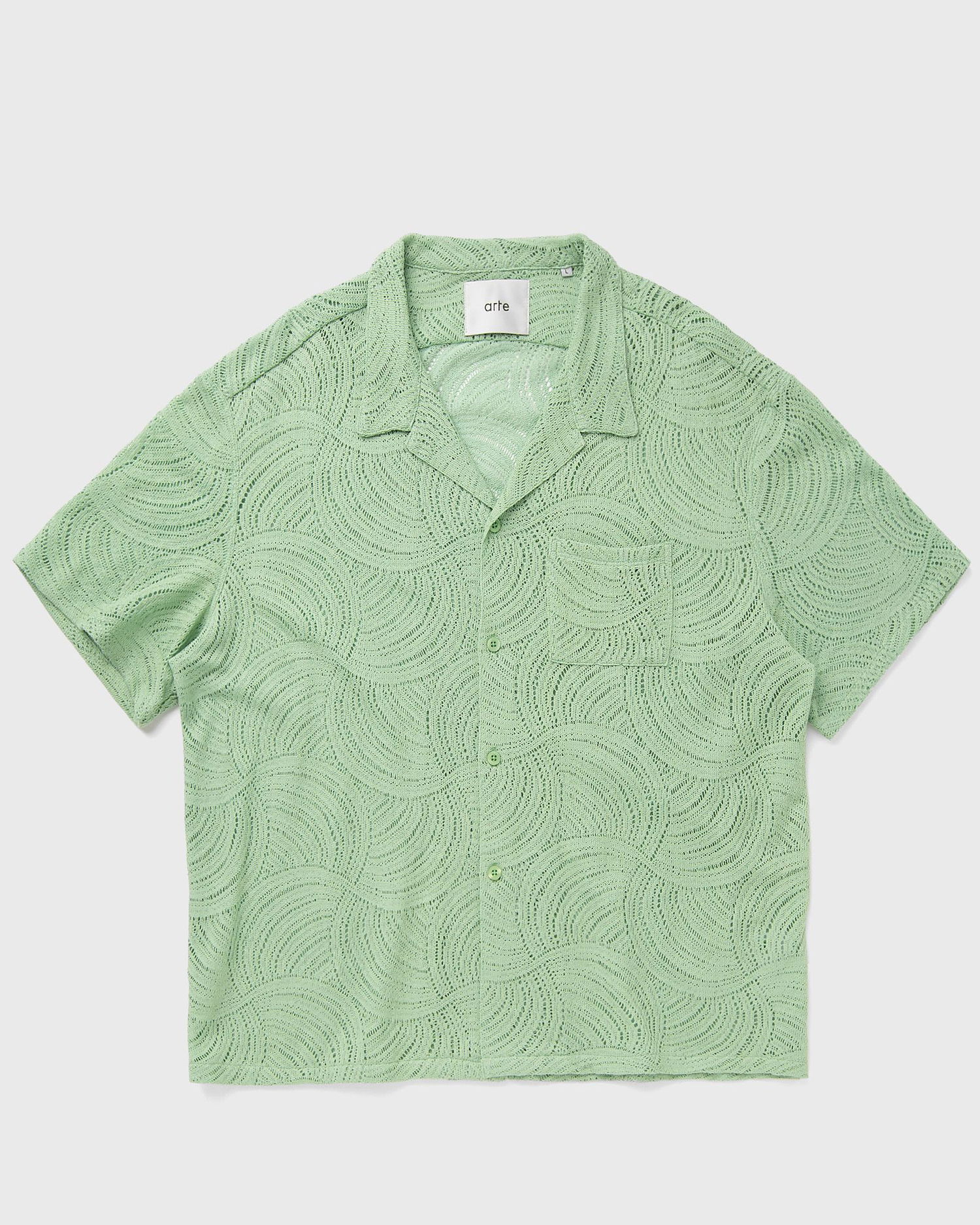 Skjorte Arte Antwerp Circle Croche Shirt Grøn | SS24-116S-GREEN, 0