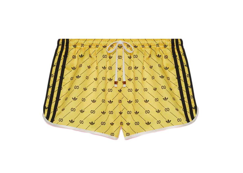 Shorts Gucci adidas x Shorts Yellow/Black Gul | 693439 XJEGV 1131