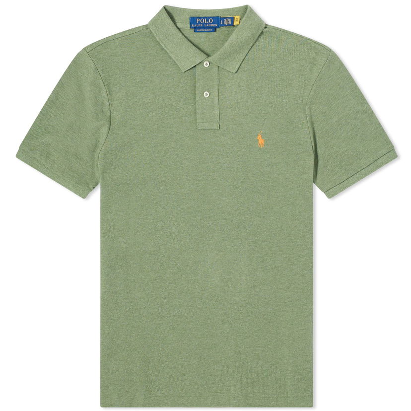 Polo skjorte Polo by Ralph Lauren Custom Fit Polo Shirt Grøn | 710680784367