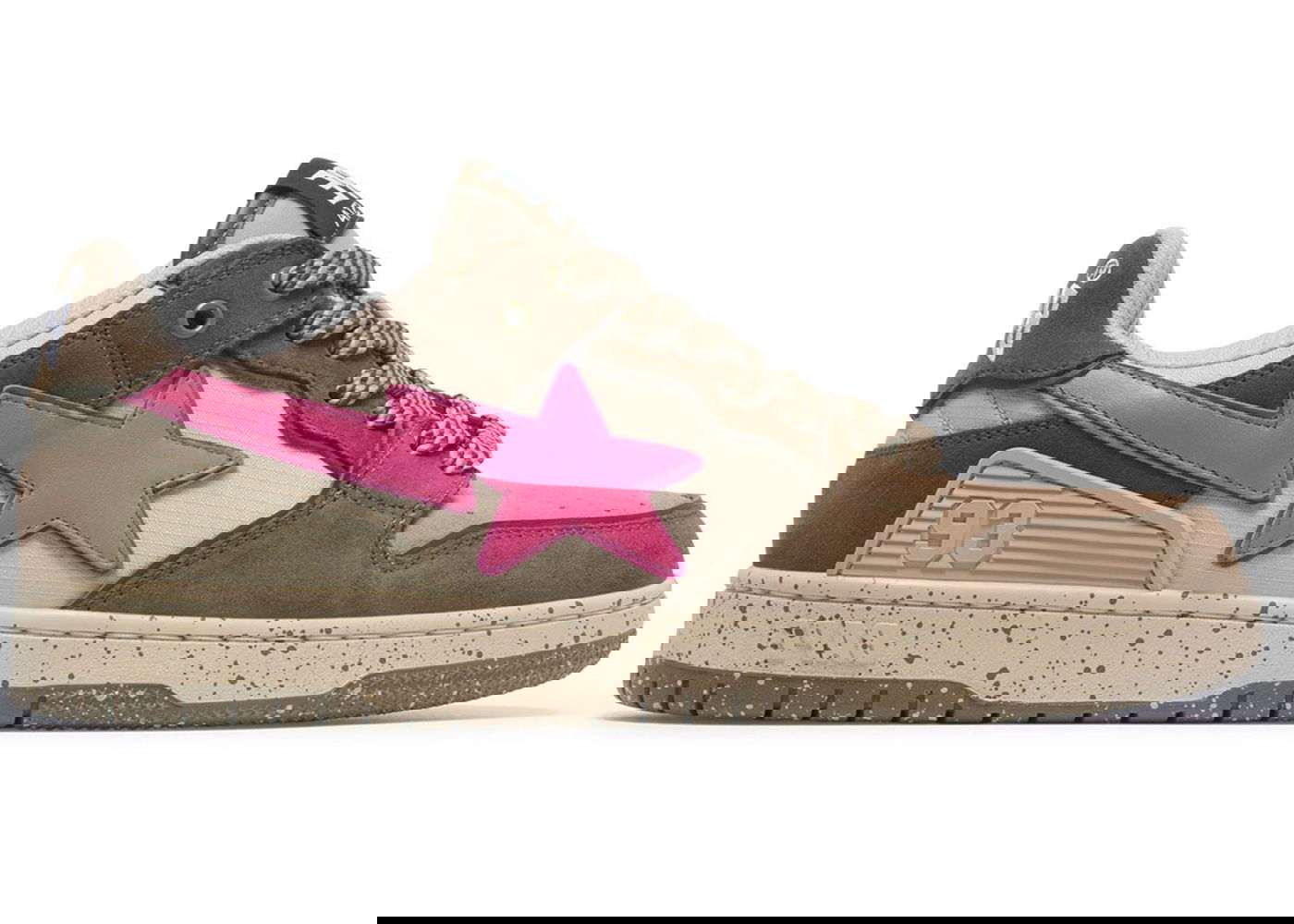 Sneakers og sko BAPE A Bathing Ape SK8 Sta #6 "Brown Pink" Brun | 001FWJ201004_BRW, 0