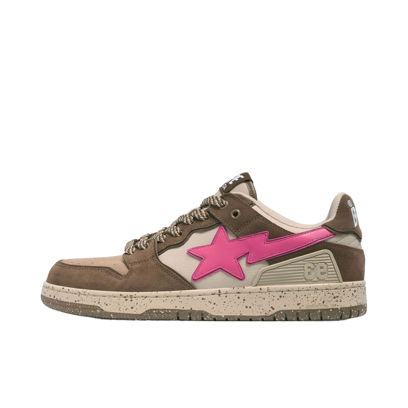 Sneakers og sko BAPE A Bathing Ape SK8 Sta #6 "Brown Pink" Brun | 001FWJ201004_BRW