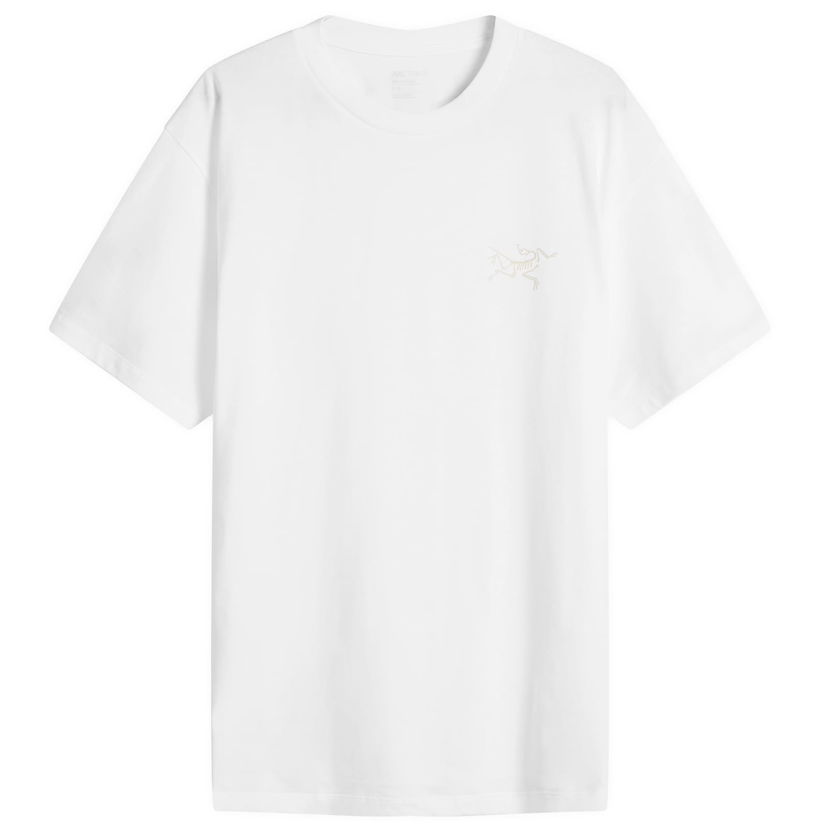T-shirt Arcteryx Kragg SL Cotton T-Shirt, Size Large Hvid | X000009533-017552