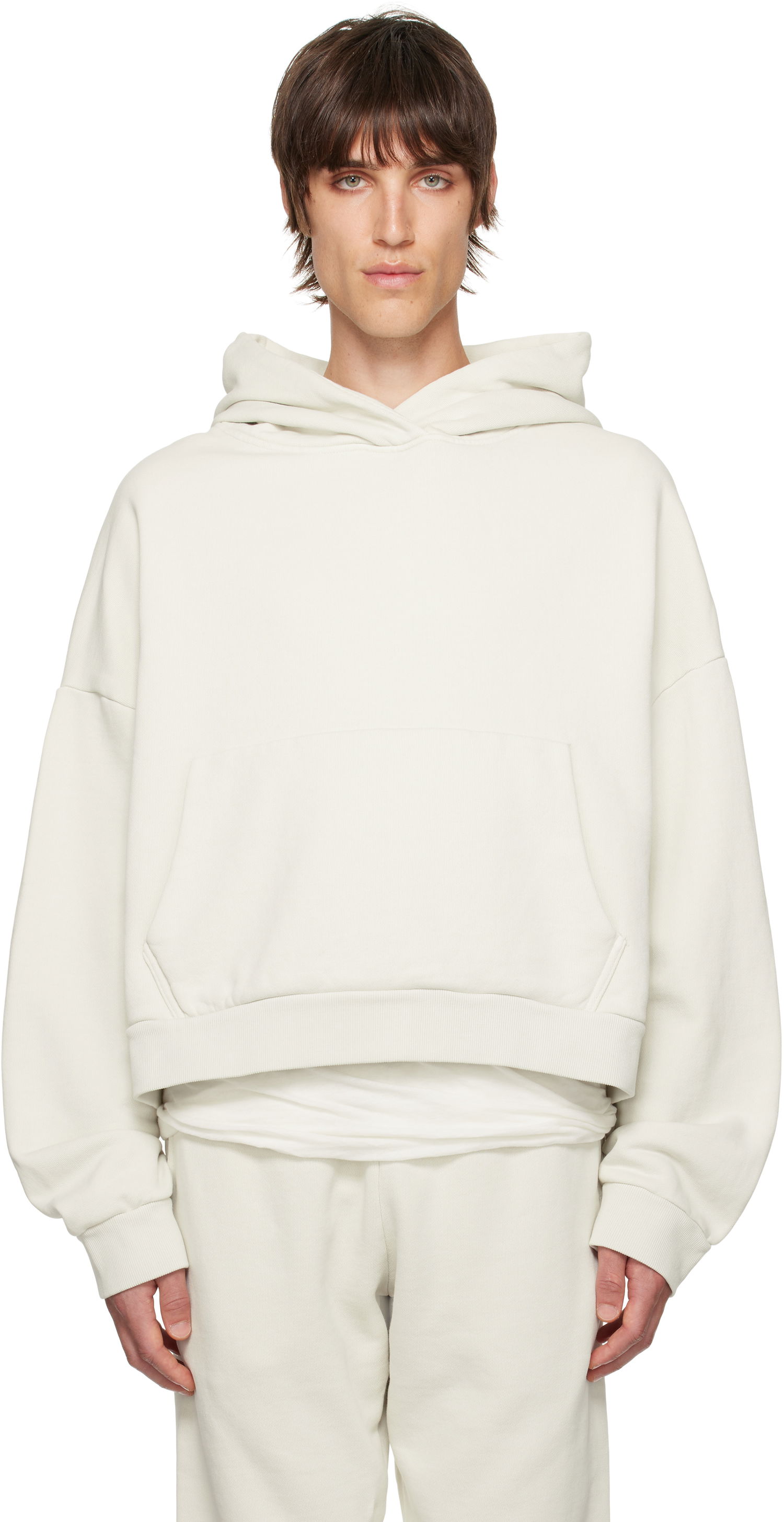 Sweatshirt Entire Studios Heavy Hoodie Beige | ES2125RI, 0