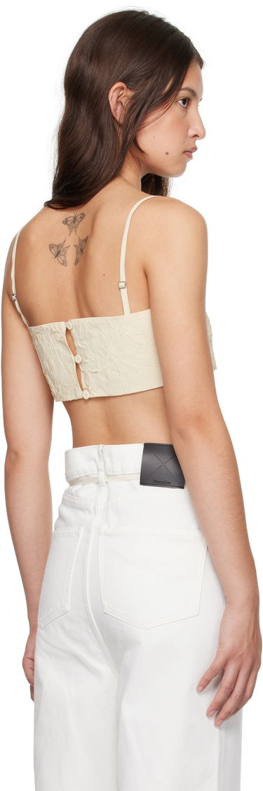 Tanktop Nanushka Nanushka Cressy Bandeau Top Hvid | NW24FWTP38671, 2