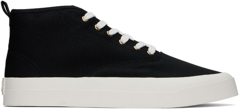 Tøj MAISON KITSUNÉ Maison Kitsuné High-Top Canvas Sort | MM04802WW9000