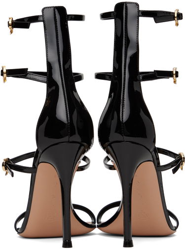 Sneakers og sko Gianvito Rossi Uptown Heeled Sandals With Buckles Sort | G61683.15RIC.VER, 1