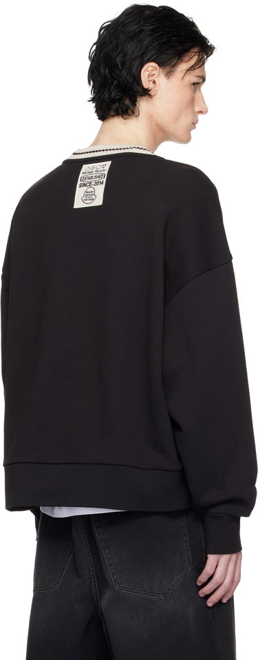 Sweatshirt Moncler Appliqué Sweatshirt Sort | J209L8G00002899V4, 2