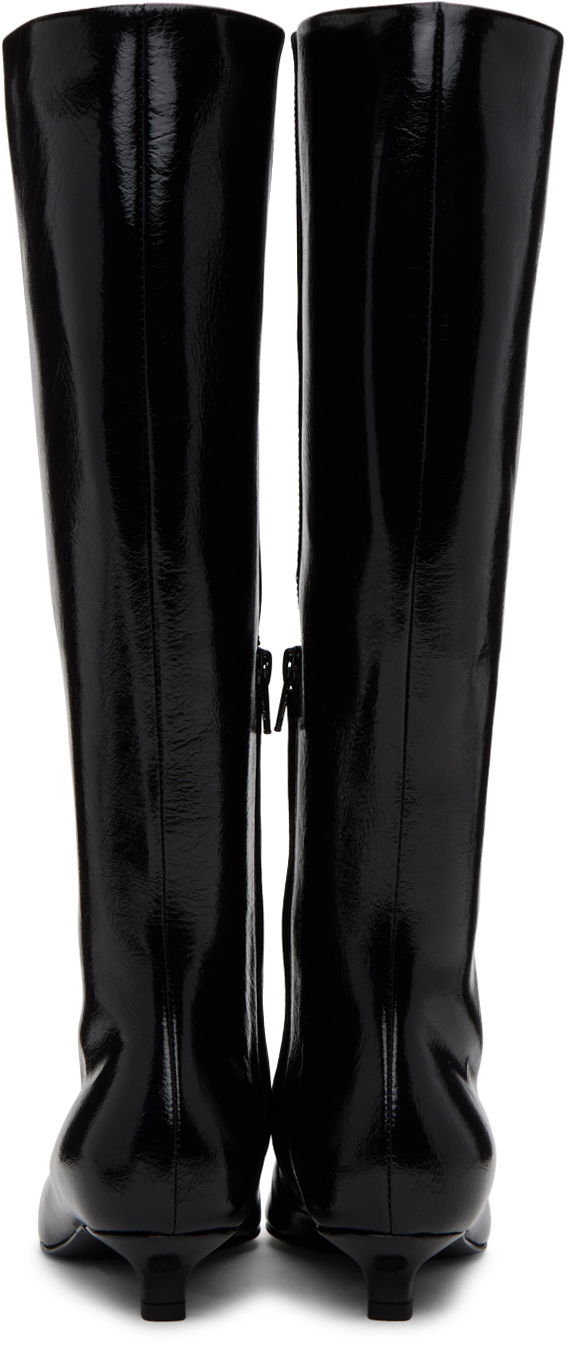 Kjole TOTEME Totême 'The Slim' Kitten Heel Knee-High Boots Sort | 241-WAS954-LE0046, 1