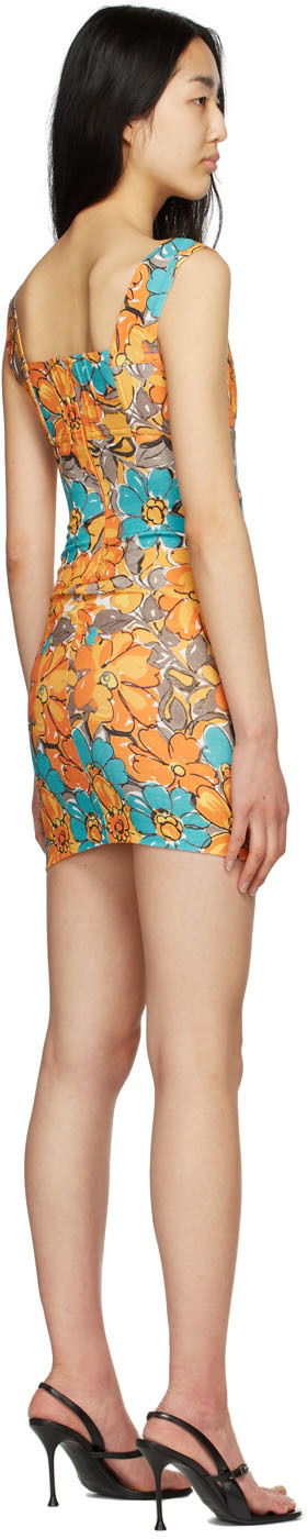 Kjole Miaou Miaou Vivi Floral Mini Dress Flerfarvet | 5022-CL-PFO-SCR, 2