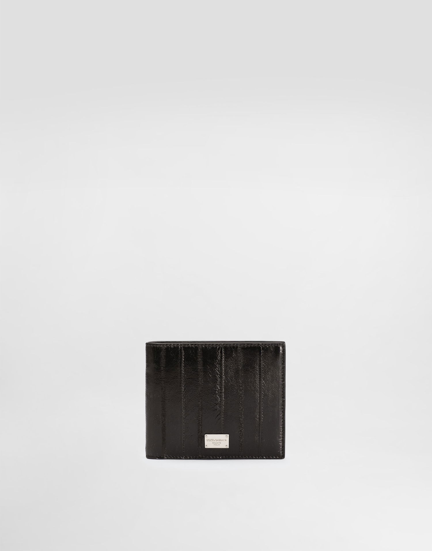 Tegnebog Dolce & Gabbana Dolce & Gabbana Eel Skin Bifold Wallet Sort | BP1321A8M2480999, 0
