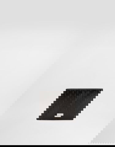 Tegnebog Dolce & Gabbana Dolce & Gabbana Eel Skin Bifold Wallet Sort | BP1321A8M2480999, 0